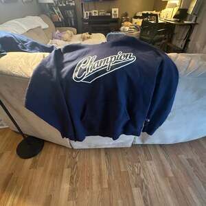 Champion Mens & Tall Mens Navy Powerblend Fleece Pullover Hoodie Sweatshirt 2XT